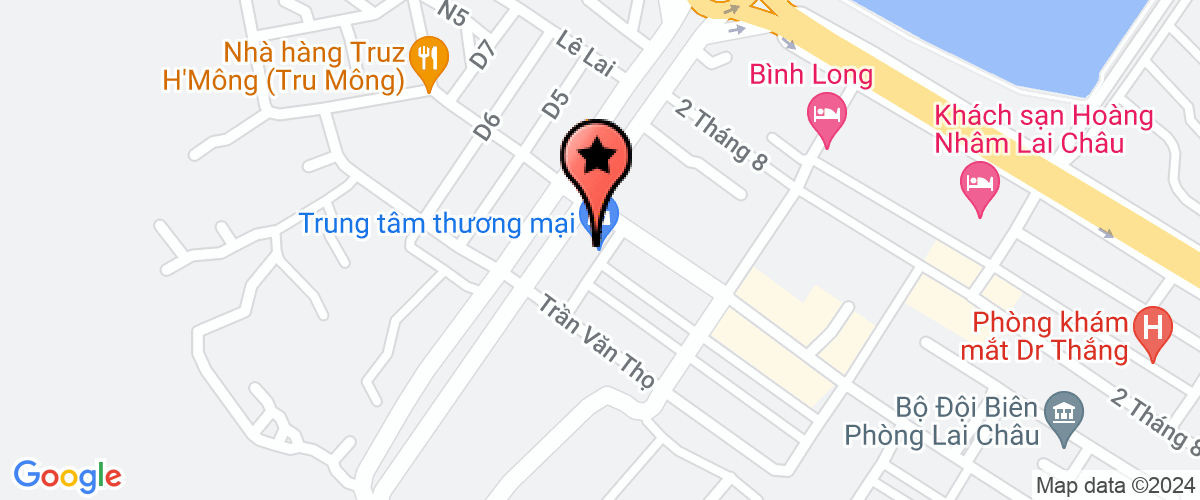 Map go to Branch of  Hoang Thanh in Lai Chau Trading Production Company Limited