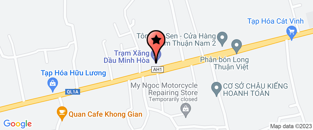 Map go to Dong Goi  Hoang Vu Distribution And Company Limited