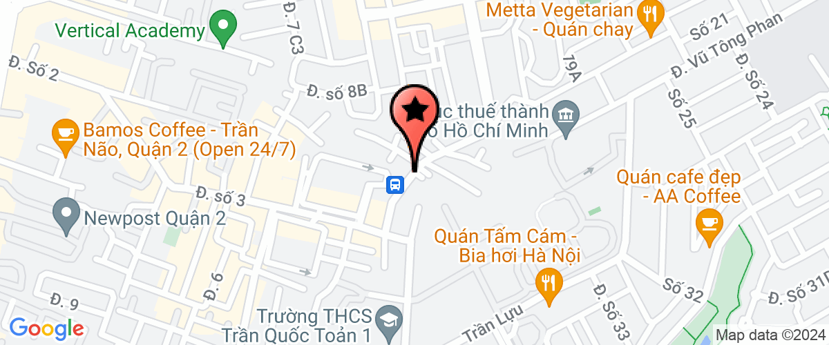 Map go to Sao Hai Duong Service Trading Company Limited