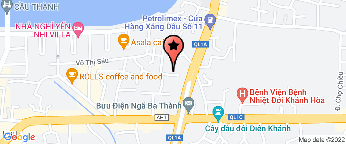 Map go to Avalon Ninh Van Company Limited