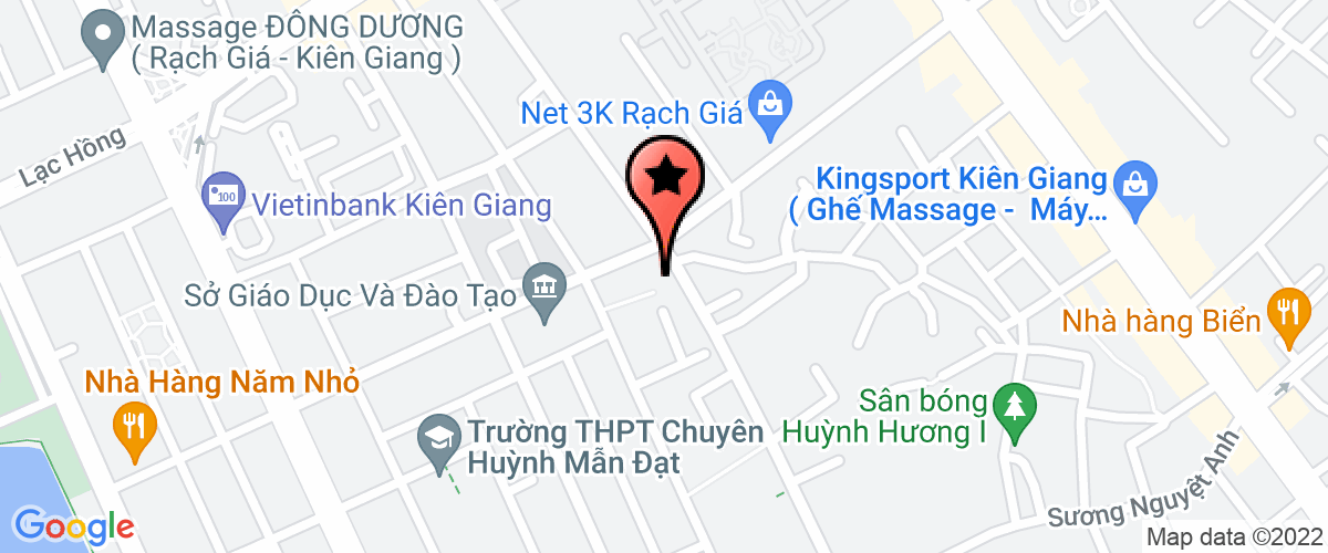 Map go to Yen Sao Hoang Hung Rach Gia Company Limited
