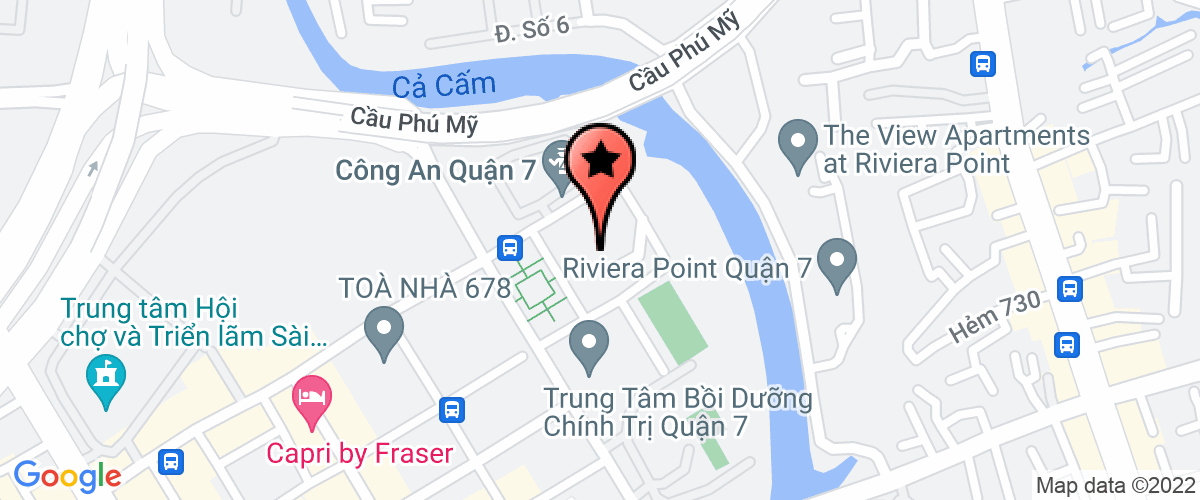 Map go to Chi cuc Thi Hanh an Quan 7