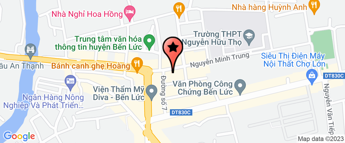 Map go to Trung Viet (nop ho thue nha thau) Steel Company Limited