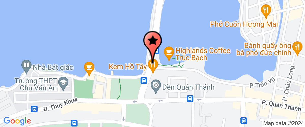 Map go to Tay- Ho Tay Restaurant Company Limited