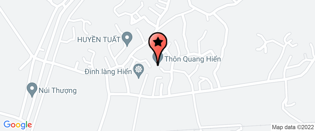 Map go to Tieu Thu Xa Quang Thinh Electrical Power Management Co-operative