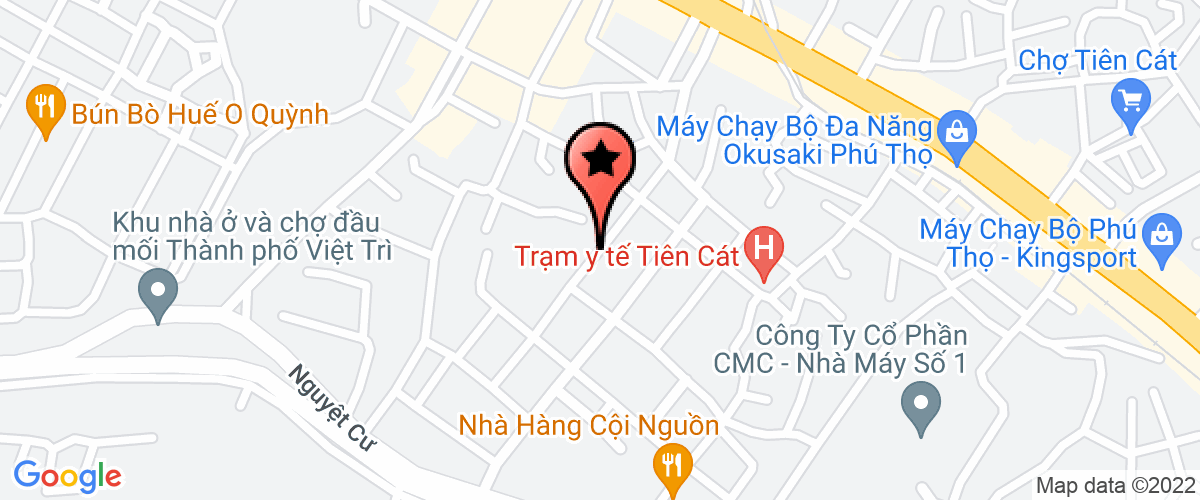 Map go to Viet Hung Construction Infrastructure and Investment Joint Stock Company