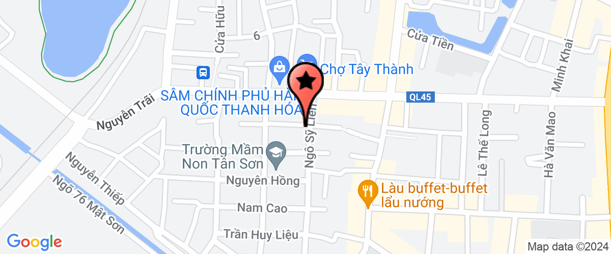 Map go to Hop Anh Development And Investment Company Limited