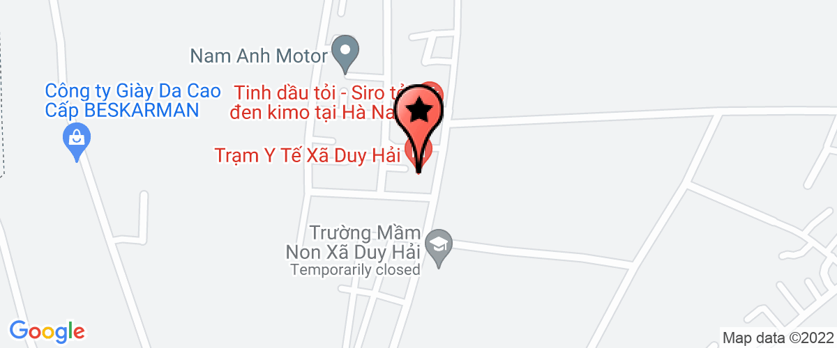 Bản đồ đến Trường mầm non bán công xã Duy Hải