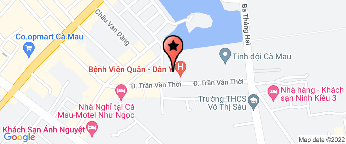 Map go to Le Viet Ca Mau Company Limited