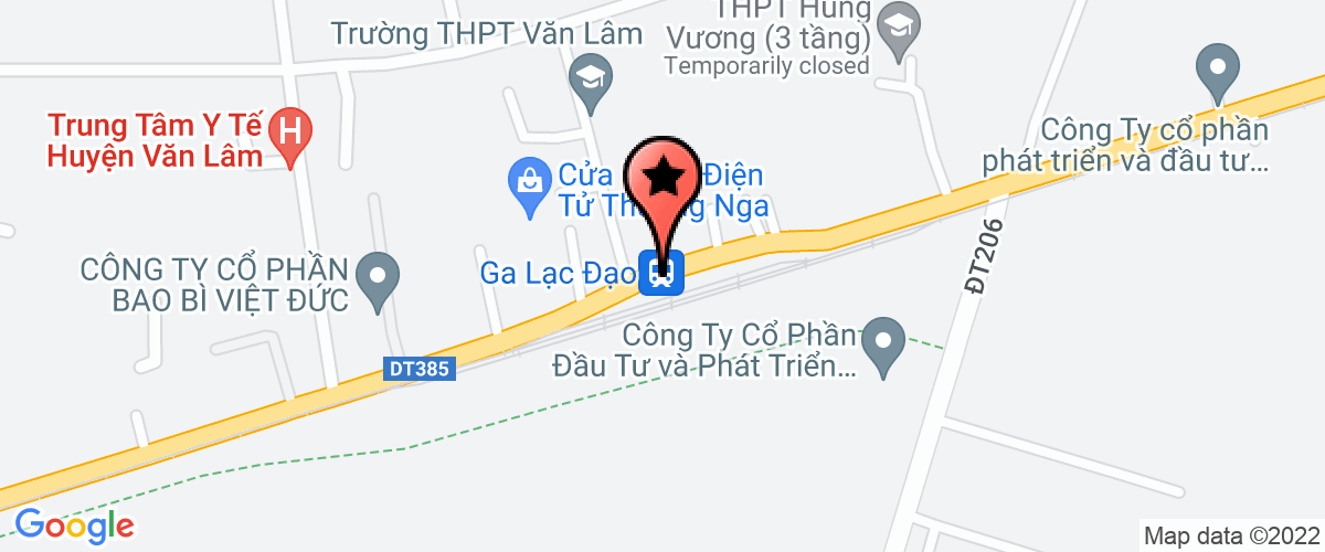 Map go to Vinh Hung Hung Yen Joint Stock Company