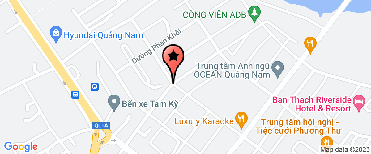 Map go to Xu Ly Sach Mien Trung Environmental Company Limited