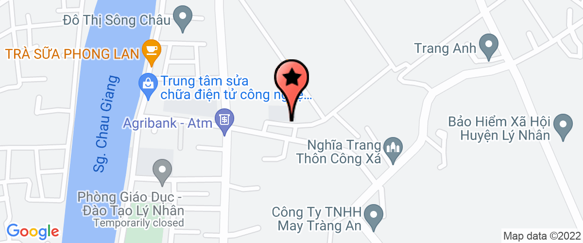 Map go to may Tien Thanh Weaving Company Limited