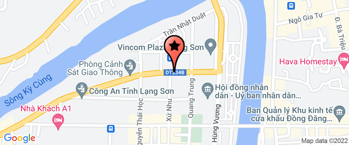 Map go to Lang Son Import Export And Travel Joint Stock Company