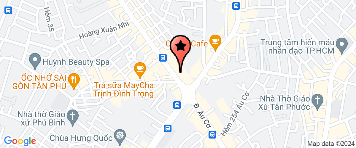 Bản đồ đến Công Ty TNHH Dịch Vụ Vận Tải Hương Việt Traveller