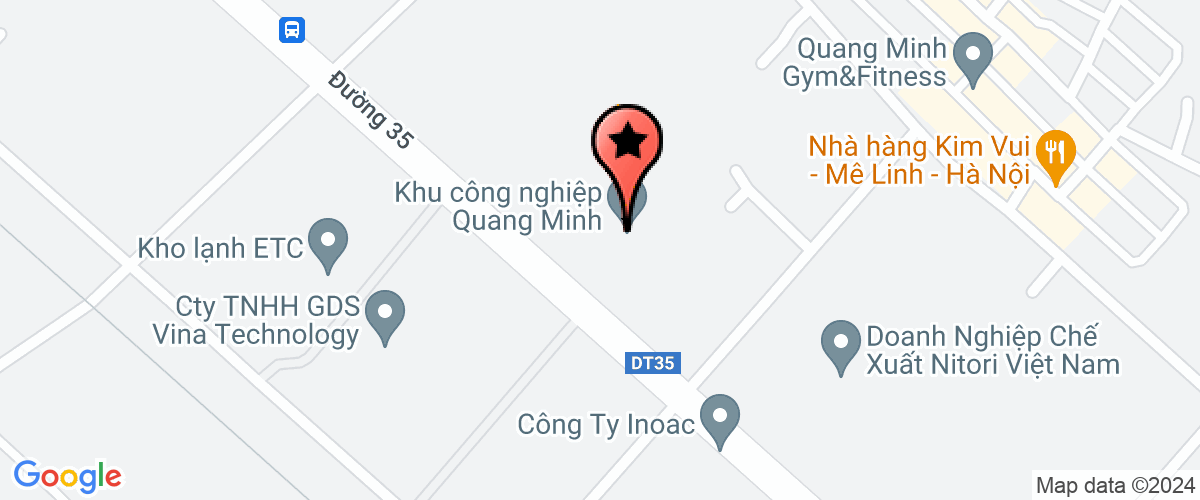 Bản đồ đến Công ty TNHH Sợi Dệt Vĩnh Phúc