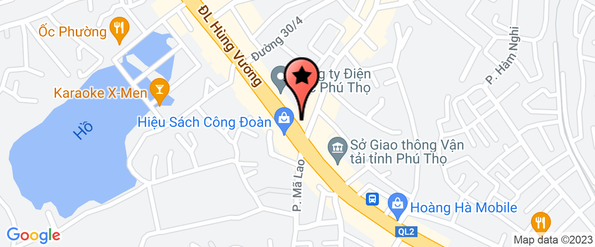 Map go to Phat Hanh Phu Tho Book Joint Stock Company