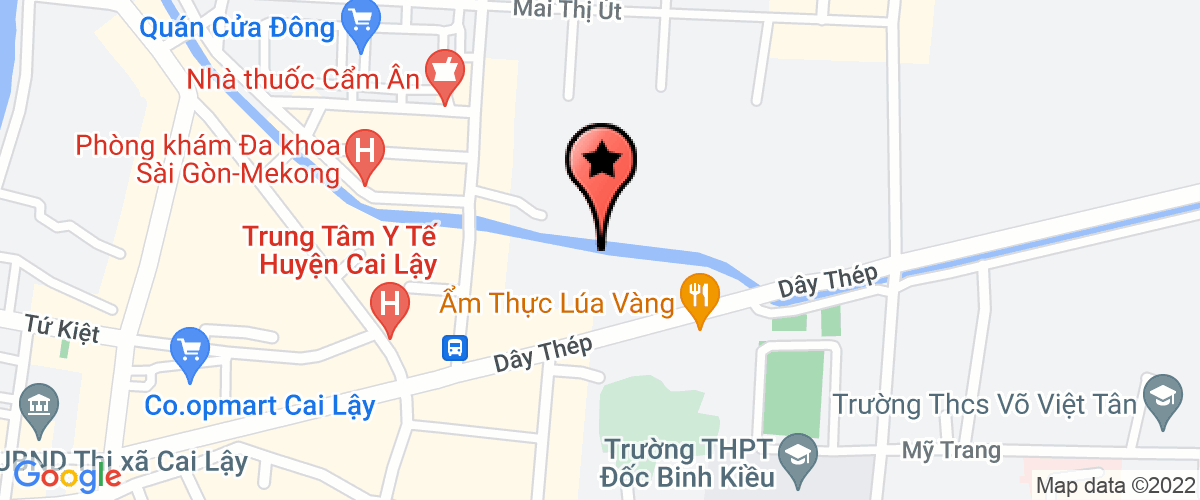 Map go to Vien Kiem Sat Nhan Dan Cai Lay District