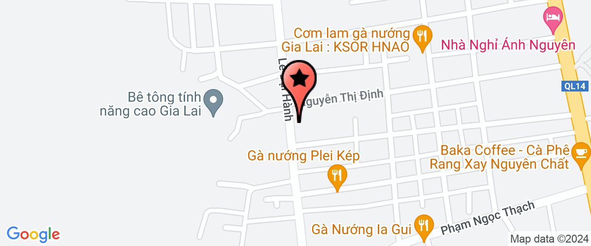 Map go to Dong Hung Gia Lai Joint Stock Company