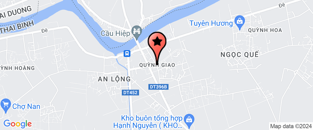 Map go to Uy Ban Nhan dan xa Quynh Giao