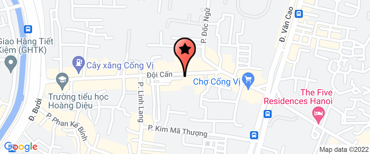Map go to co phan du lich va dich vu Tan Hong Ha Company