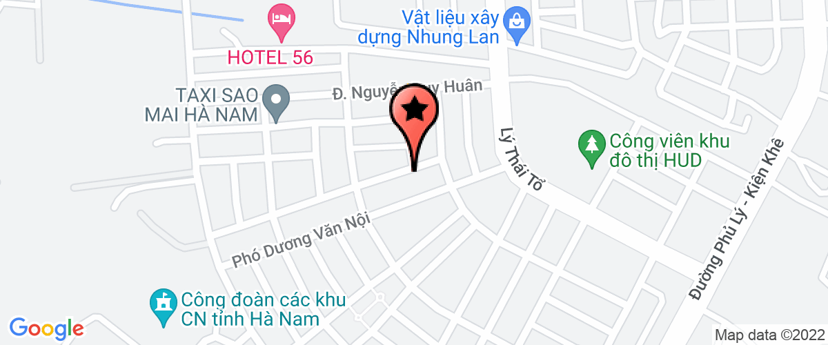 Bản đồ đến Công Ty CP Đầu Tư Tổng Hợp Hà Nam Ninh