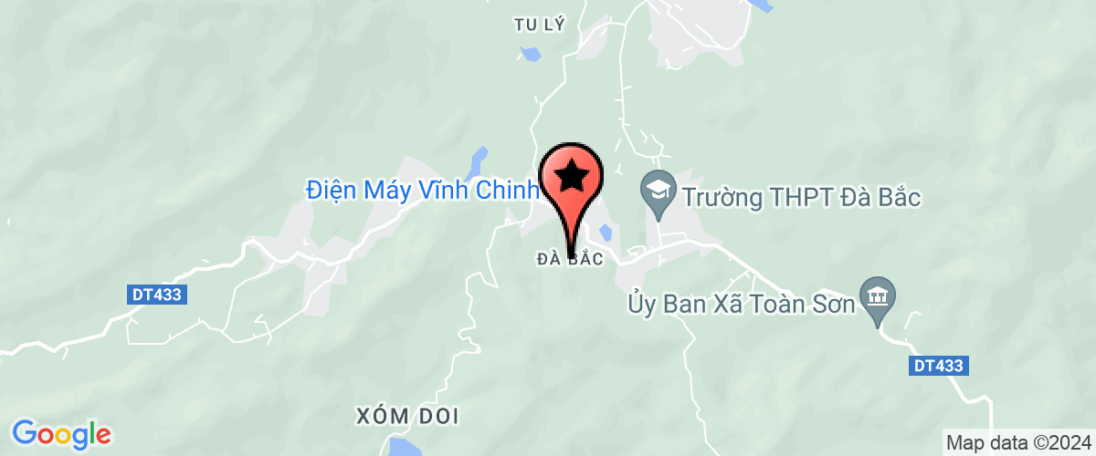 Map go to Phong Noi Vu Da Bac District