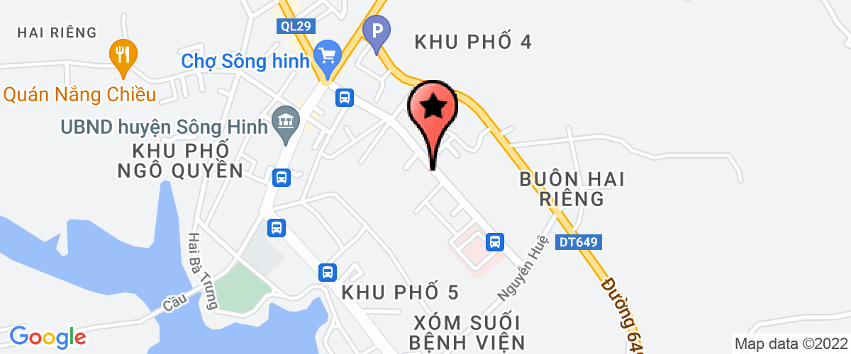 Map go to Dan So - Ke Hoach Hoa Song Hinh Family Center