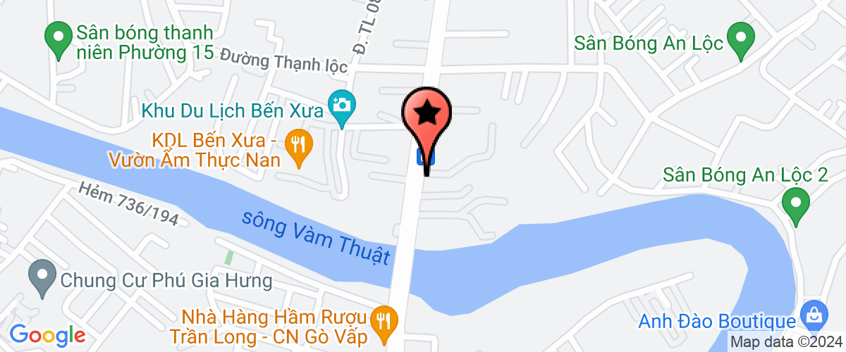 Map go to Hoang Lan Recording Company Limited