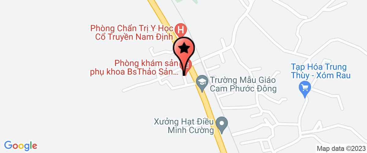 Map go to Nam Mien Trung Service Company Limited