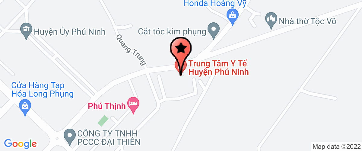 Map go to UBND Thi tran Phu Thinh