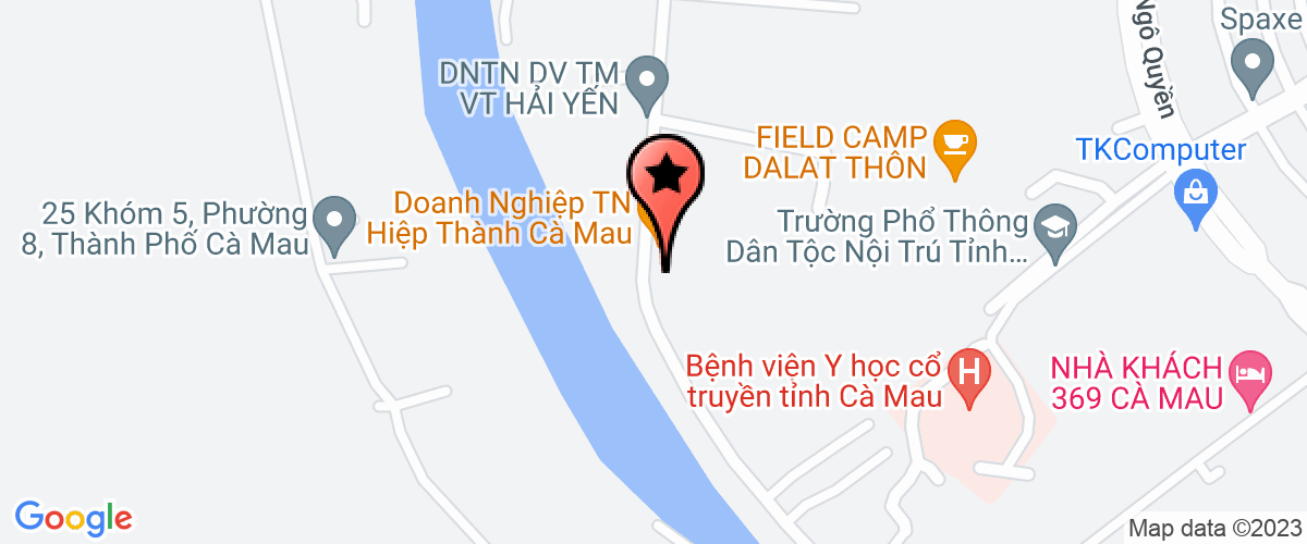 Map go to 79 Ca Mau Construction And Investment Joint Stock Company