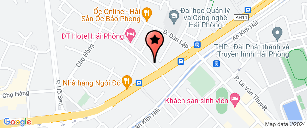 Map go to Hai Phong Aliment Joint Stock Company