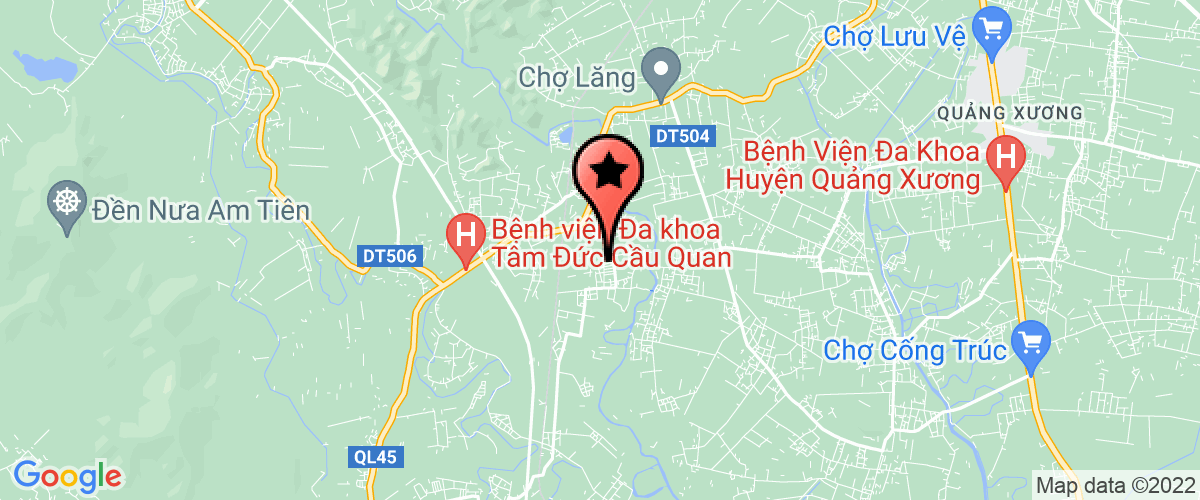 Map go to UBND xa Hoang Giang
