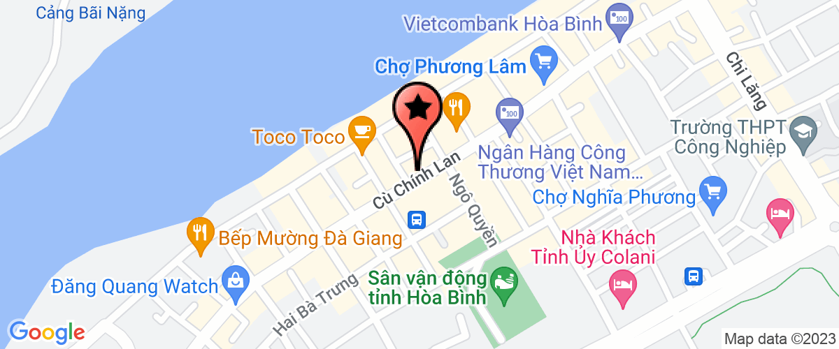 Map go to Branch of 854 Cu Chinh Lan Hoa Binh Gia Hoi Company Limited