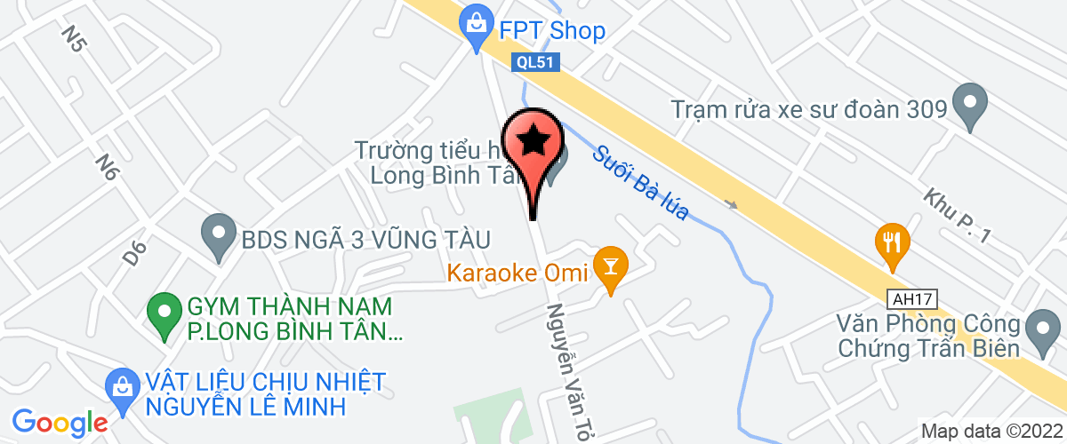 Bản đồ đến Công Ty TNHH Wei Da