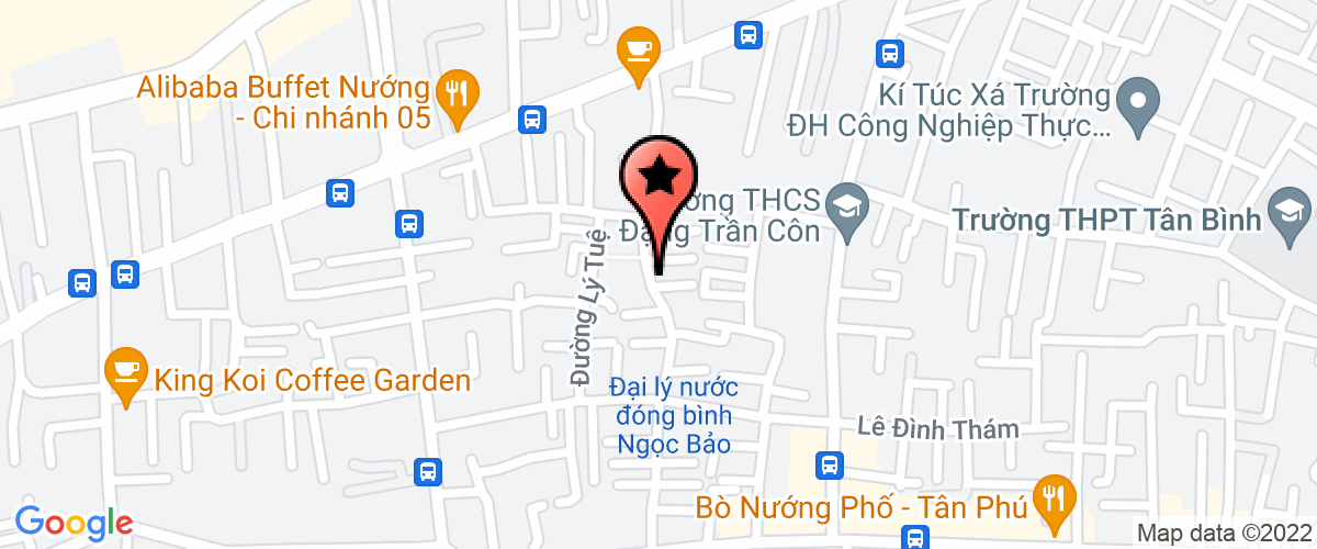 Map go to Hoa Sa Le Dieng Vi Na Cosmetics Company Limited