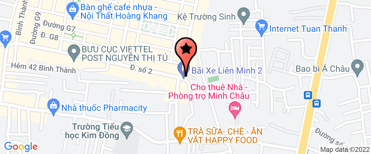 Map go to Nam Thinh Production Trading Investment Company Limited