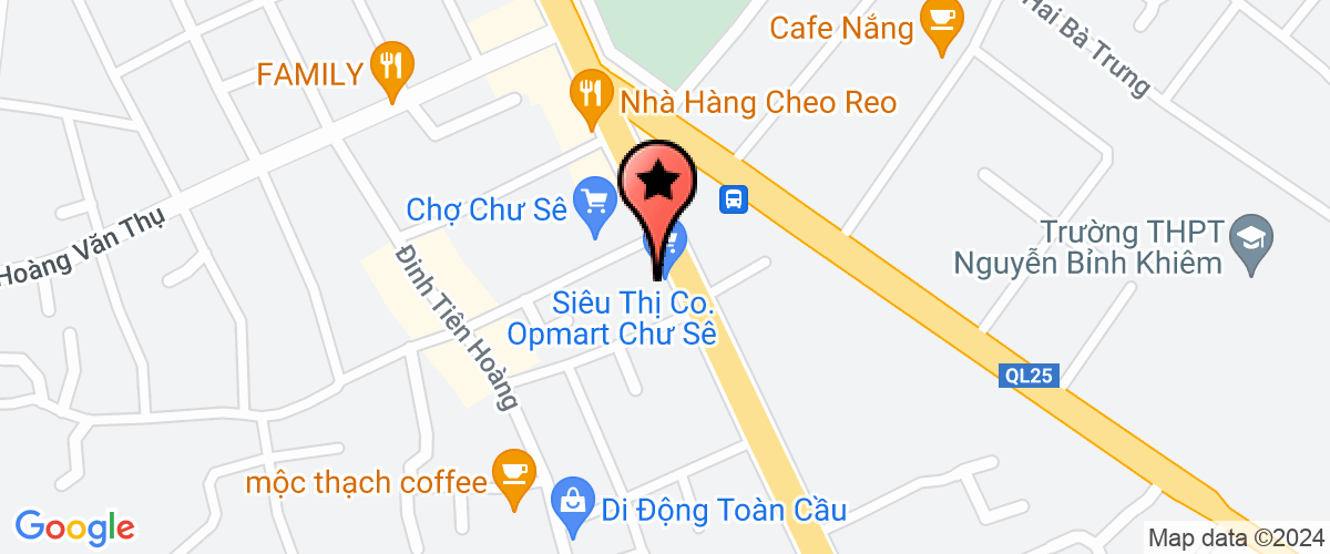Bản đồ đến Công Ty TNHH Một Thành Viên Sài Gòn - Chư Sê