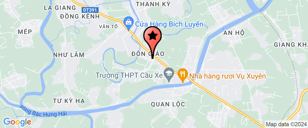 Map go to Huu Tham Private Enterprise