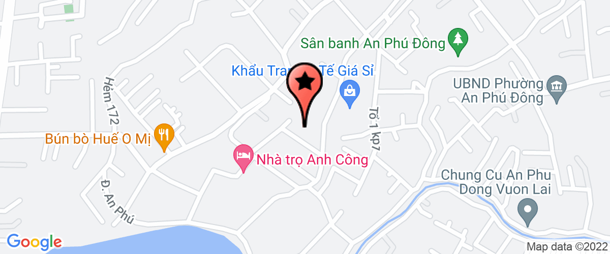 Bản đồ đến UBND Phường Thạnh Lộc - Quận 12