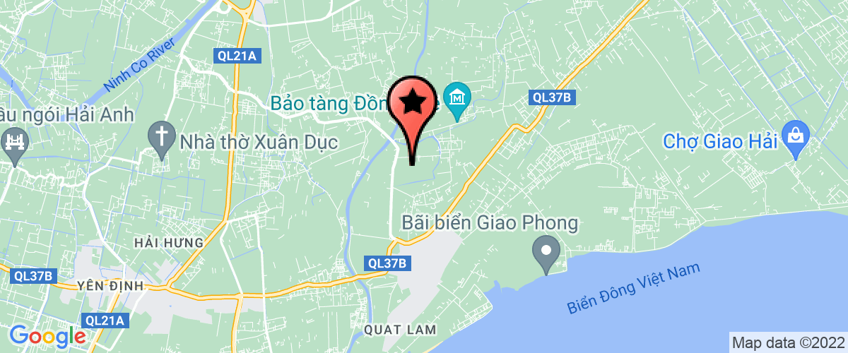 Map go to B Giao Thinh Elementary School