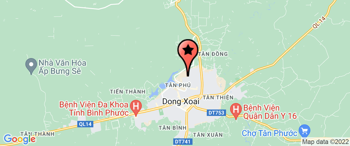 Map go to Hoi Cuu Chien Binh thi xa Dong Xoai