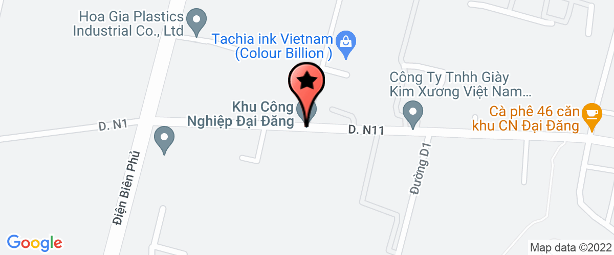 Map go to Pro Active Global VietNam Company Limited