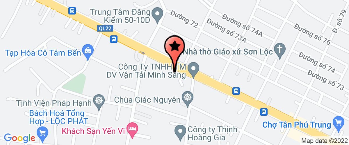 Map go to Buon Me Coffee Company Limited