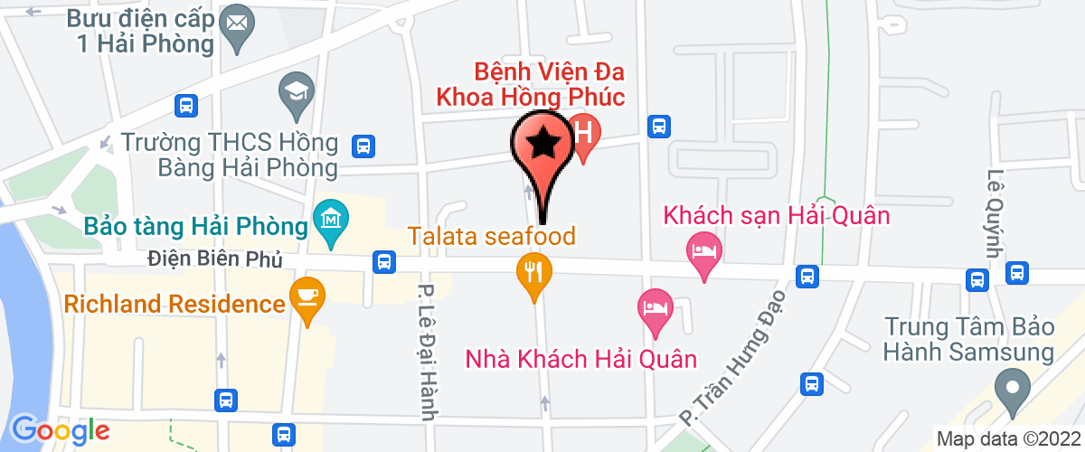 Map go to Branch of Pizza VietNam in Hai Phong Company Limited