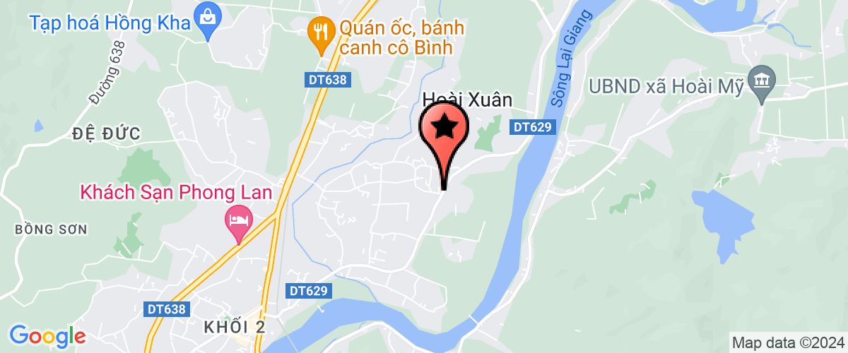 Map go to Xu Ly Nuoc Construction Company Limited