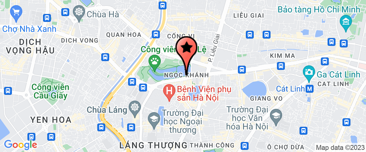 Bản đồ đến Công Ty TNHH Tiếp Thị Thương Hiệu Mark&B Việt Nam