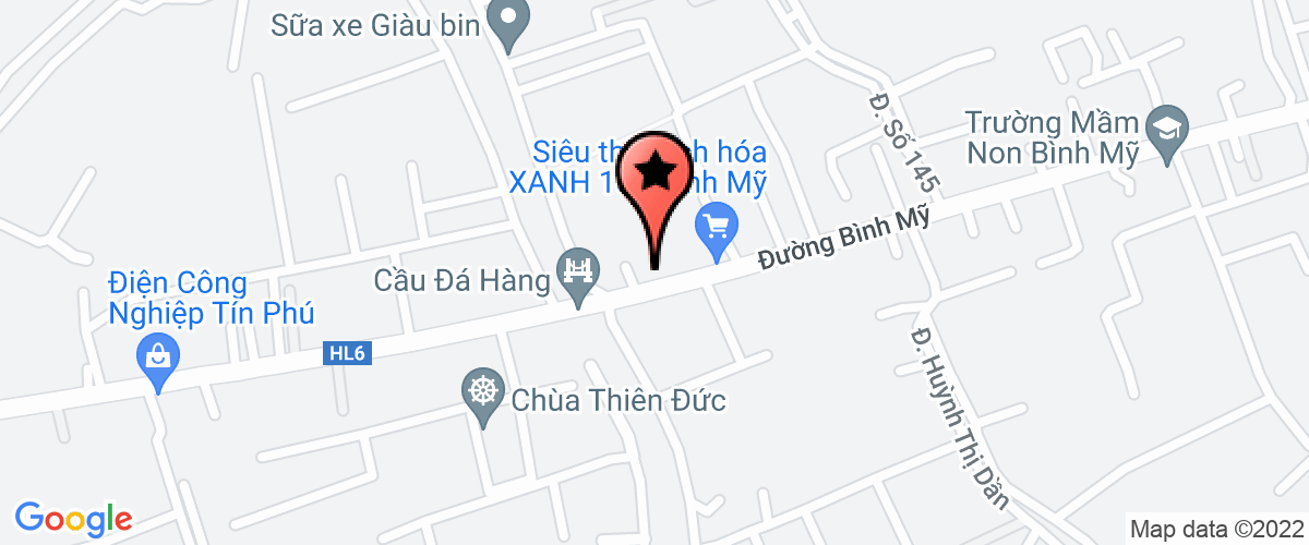 Map go to Co Khi Nam Hoa Production Trading Company Limited