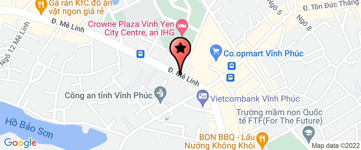 Map go to Khanh Linh Vinh Yen Company Limited