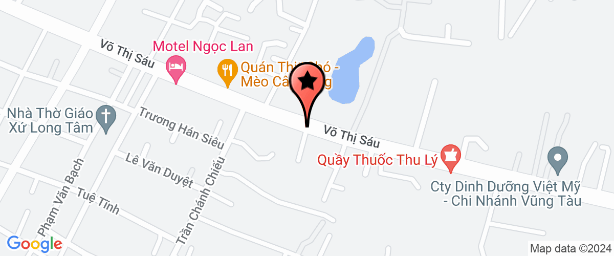 Map go to May Anh Nhi Office Company Limited